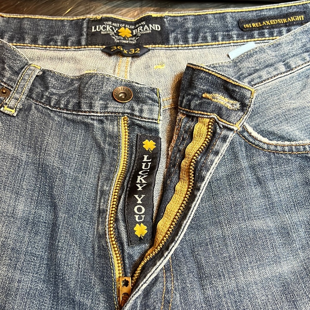 LUCKY BRAND men’s jeans 36/32 (30)  181 relaxed straight fit